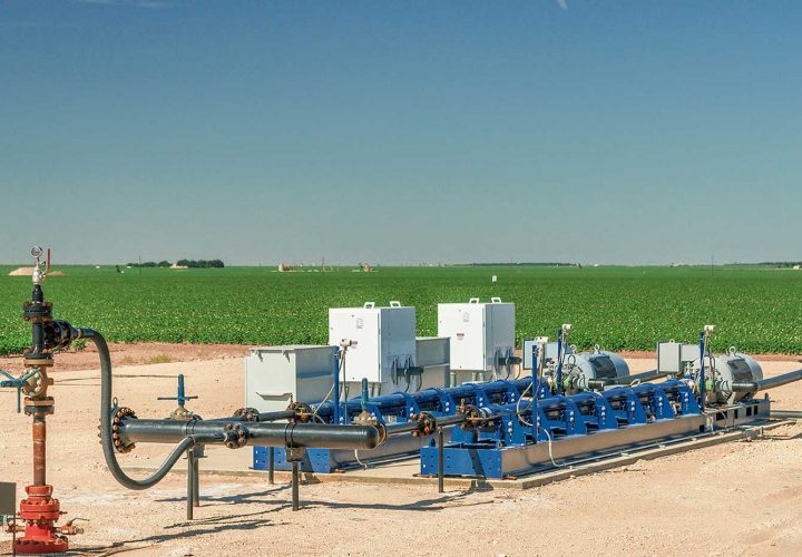 H-pump horsepower for SWD